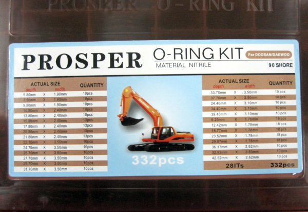 DOOSAN/DAEWOO O-RING KITS (90~)