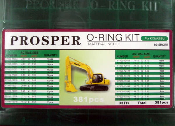 KOMATSU O-RING KITS (90~)